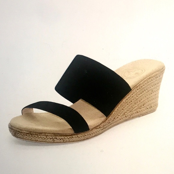 Charleston Shoe Co. Backless Cooper Wedge Heels - Picture 2 of 4